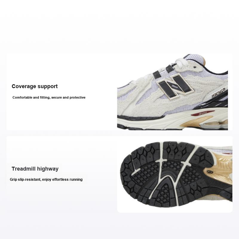 New Balance Pacchetto protezione 1906D - Sneaker unisex Reflection Crema Nero Oro metallizzato M1906DC