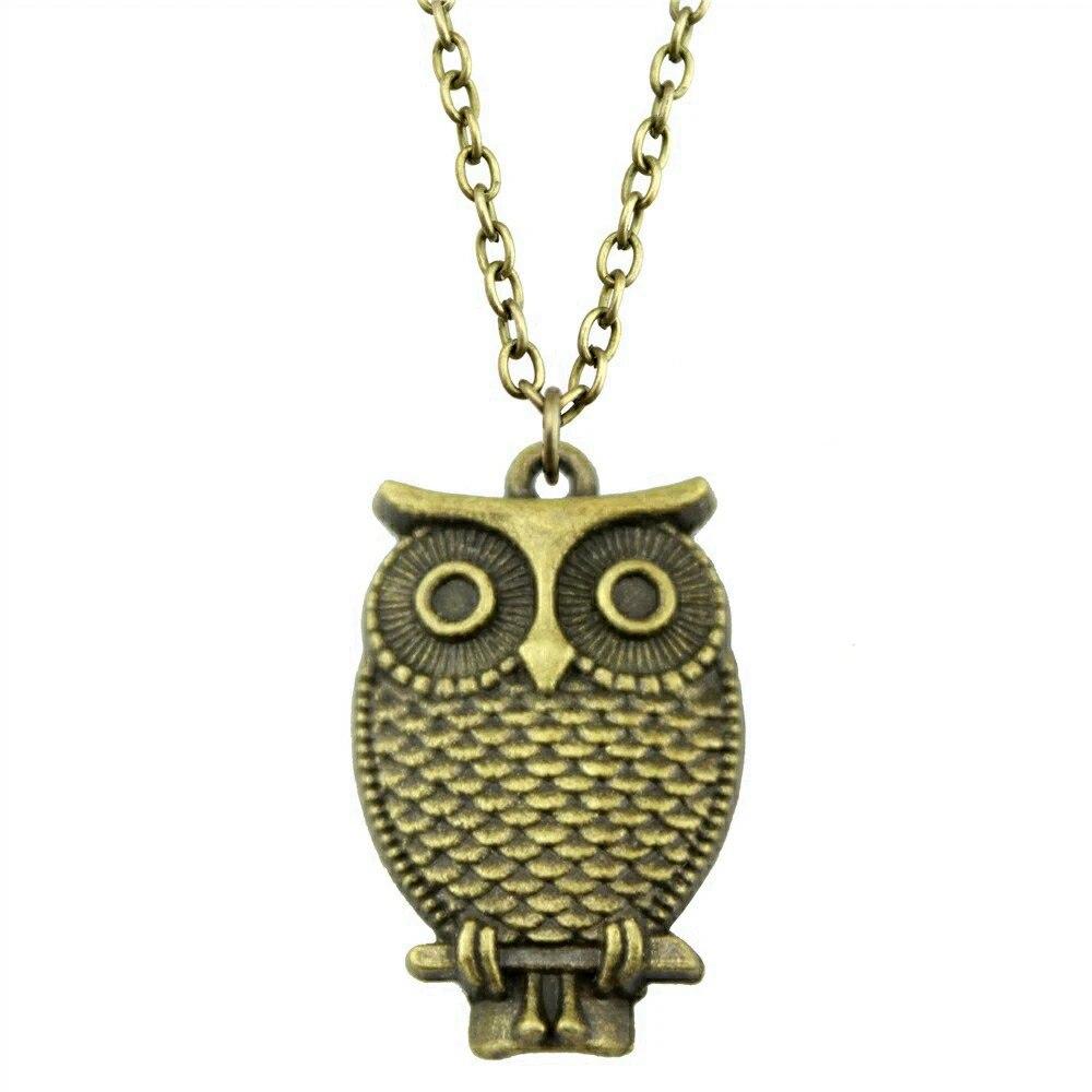 

Ожерелье с подвеской в ​​виде совы, орла и птицы, подвеска в виде автомобиля, много подвесок для изготовления ювелирных изделий, длина цепи 43 + 5 см A02-1pcs-28x18mm