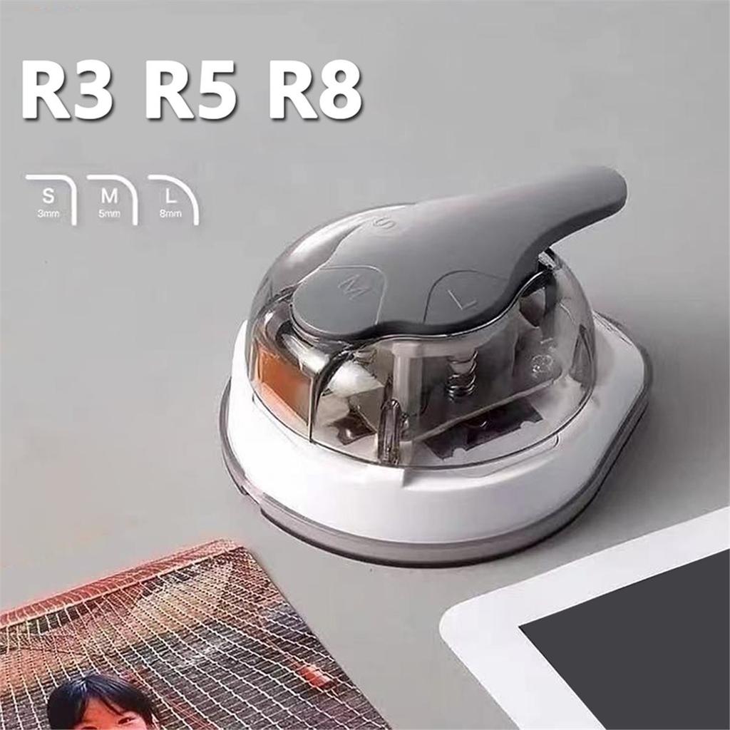 2026 New 1pc Round Corner Trimmer S M L 3/5/8mm Corner Rounder Punch R3/R5/R8mm for Card Photo Paper Pouches