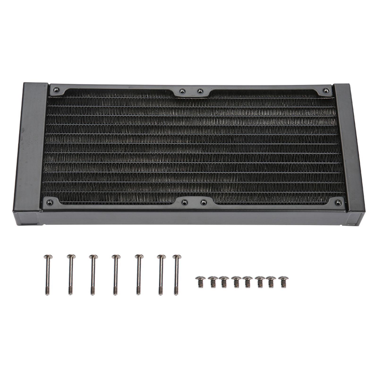 

12 трубок компьютерный теплообменник G14 резьба водоотделитель трубка водяного охлаждения для ПК - 360 мм 24mm