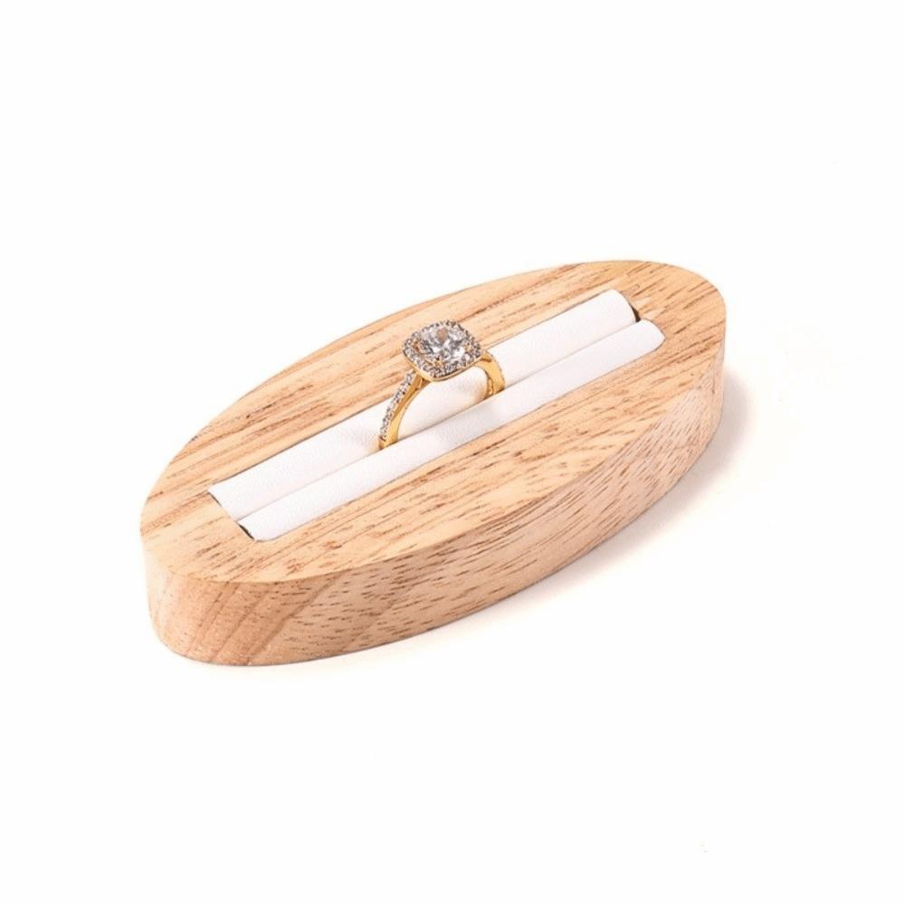 Ovales Schmuck-Display-Requisit Kompaktes Design Schmuckständer Ring Ohrring-Display Schmuckaufbewahrung