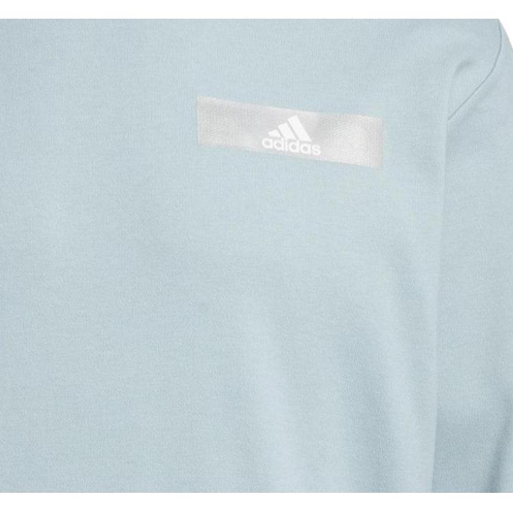 Adidas Sweatshirts Men's Blue Crew Neck Moderate Regular HY5849