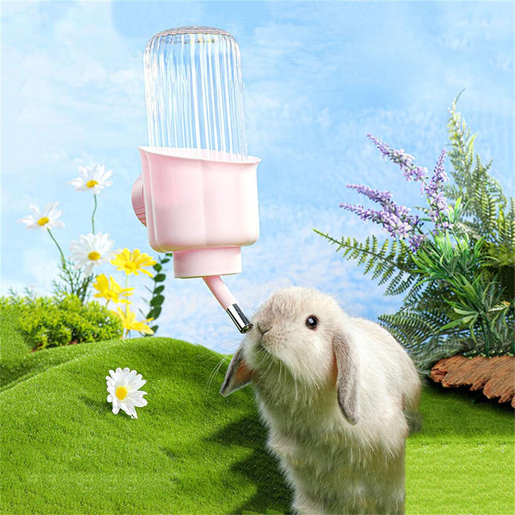 Nepropustný dávkovač vody pro klec malého mazlíčka, montovaný, tichá láhev na pití, napáječka pro křečky, králíky, veverky