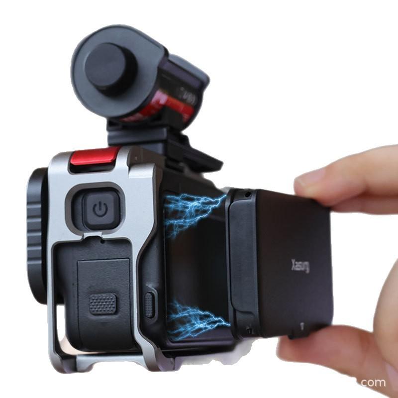 1 Set Camera Parts Magnetic Screen Hood For Insta360 Ace Pro/Ace Pro 2 Protective Anti-Glare Sun Shade Waist-Level Viewfinder