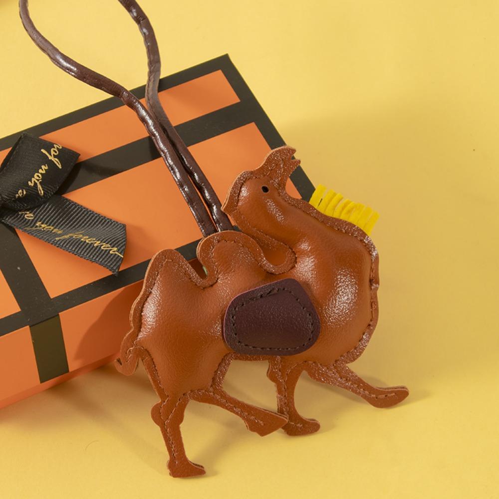 

Мультяшный брелок в виде верблюда, брелок для ключей от машины, подвеска для сумки, модный брелок из ПУ кожи, украшение для сумки Style H