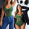 Bodysuit European and American Spice Girls Nightclub Women's Clothing Sexy Lace Onesie Shapewear Sex Underwear