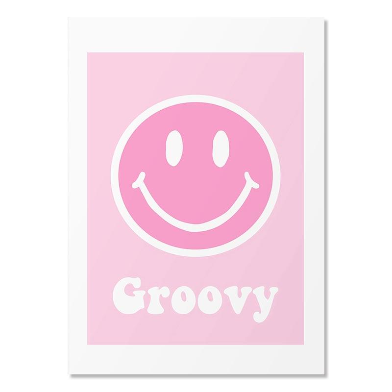 

Красочная Датская Пастель Холст Картина Счастливый Цветочный Плакат Работа Смайлик Цветок Радуга Печати Настенное Искусство Детская Домашний Декор 30x40cm No Framed