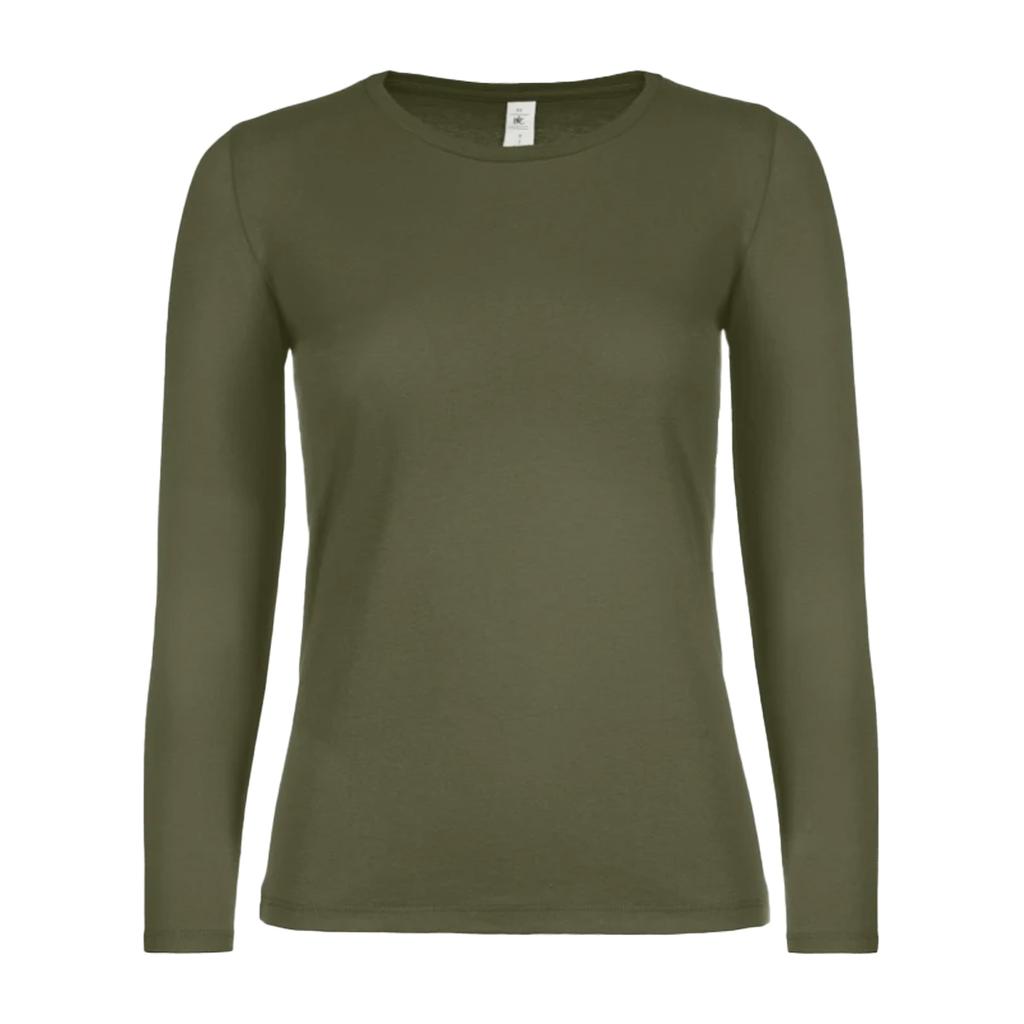 B&C Womens/Ladies #E150 Long-Sleeved T-Shirt