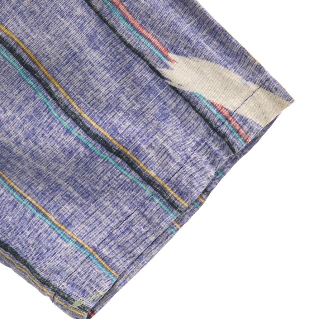 MARK RAYSTEN Reverse Print Palm Tree Pattern Short Sleeve Aloha Shirt Men's Used