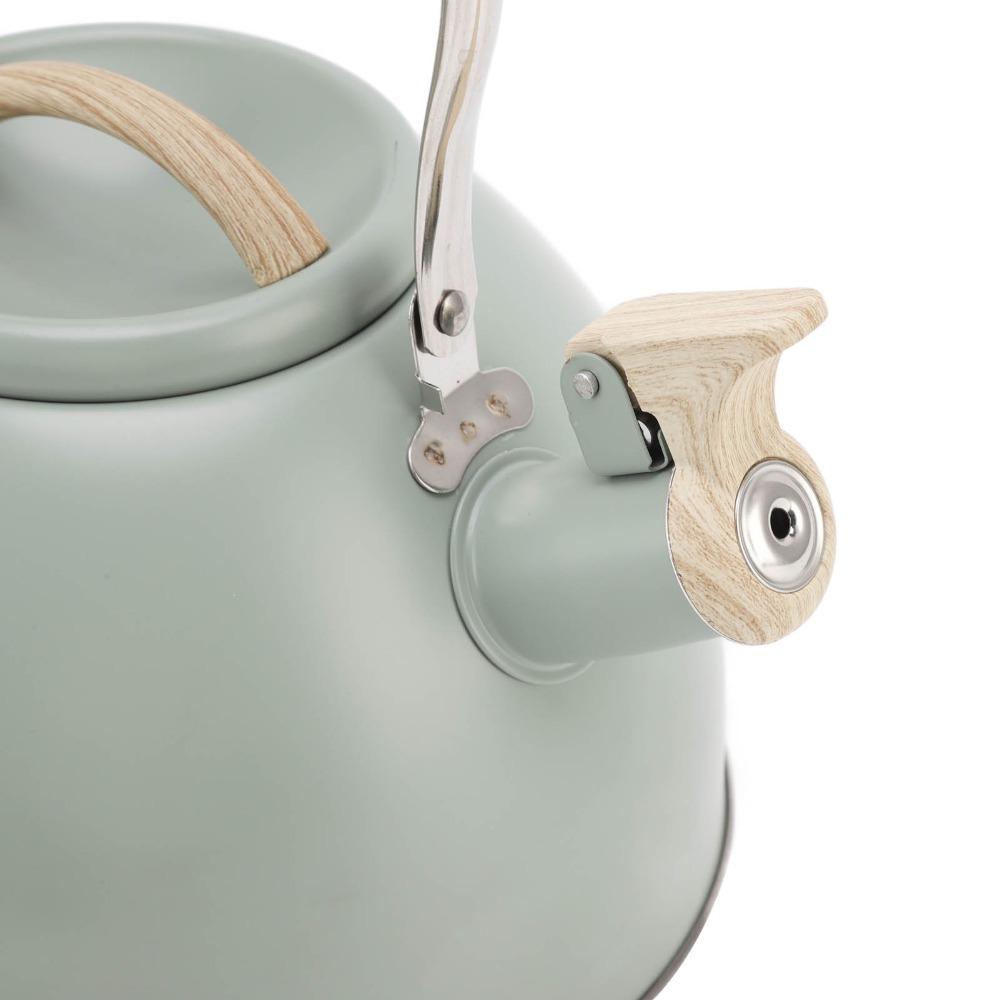 3L Capacity Whistling Tea Kettle Stainless Steel Stainless Steel Teapot Stovetop Tea Pot  Home Use