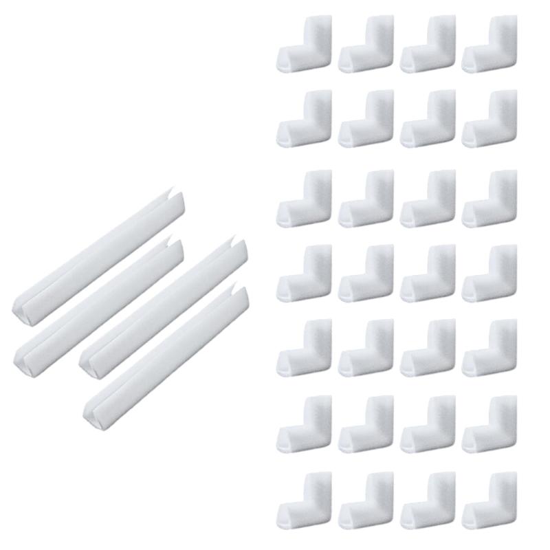 Угловые пенопластовые защитные уголки для телевизора, фоторамки, зеркала, Упаковочные пенопластовые угловые протекторы для транспортировки, переезда, хранения 1