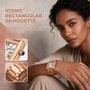Women's Quartz Watch SKMEI Square Roman Numerals Rose Gold 2735