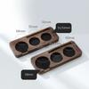 51/58mm Kaffe Tamper Mat Station Ställ Valnötsträ Kaffeborste Filter Förvaringsbas Portafilterhållare Espresso Tillbehör