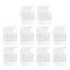 10Pcs PVC Packaging Box Transparent Cube Clear Candy Treat Wedding Shower Birthday Party Gift Packing Box 10x10x10cm
