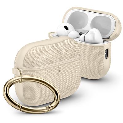 Spigen AirPods Pro 3 AirPods Pro 3rd Generation Nylon Wireless Charging Carabiner Urban ACS11194 Case, Cover, Fabric, Scratch-Resistant, Compatible,