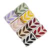 Leaf Decorative Ribbon Roll 1in 25mm Width for Flower Bouquet Gift Wrappings