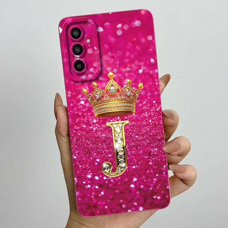 For Samsung Galaxy M13 M23 Buddy 2 Phone Case Crown Letters Soft Silicone Shell For Samsung M13 4G M 23 Shockproof Back Covers