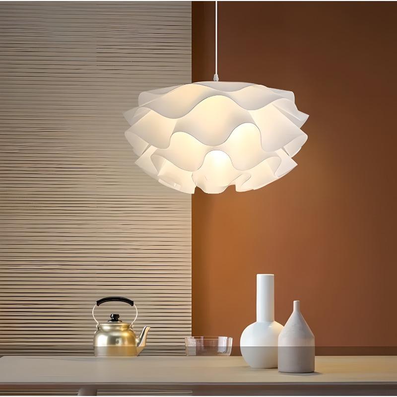 Flower Acrylic Pendant Light Modern Home Decoration Nordic Hanging Lamp Living Room Dining Room Decor Bedroom Luxury Chandelier