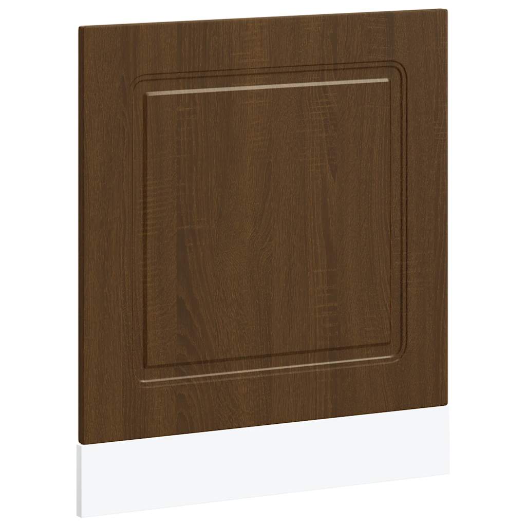 Dishwasher Panel Kalmar Brown Oak Effect 60 X 1.5 X 57 Cm