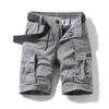 Summer Cargo Shorts For Men With Multiple Pockets And Cotton Fabric For Casual Urban Wear