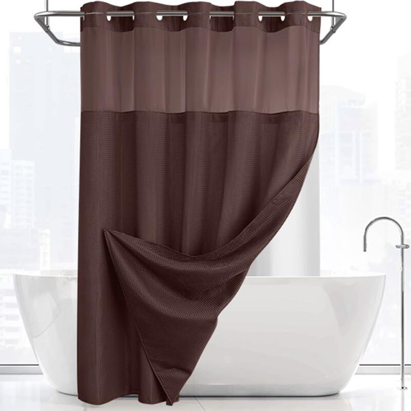 Waffle Weave Shower Curtain