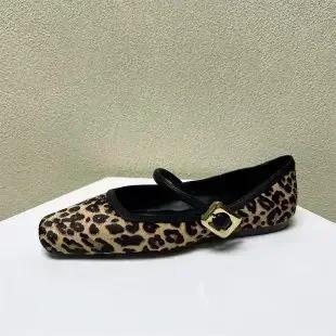 Fashion Women s Flat Shoes Round Toe Leopard Print Casual Shoes Ladies Breathable Slip-on Outdoor Soft Mary Jane Shoes 2026 38 цветной печати леопарда 3090₽