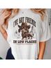 Retro Wounisex's Casual Style Cartoon Short Sleeved Wounisex's Basic Printed  T-Shirt Round Neck Clothing Top Patterned T-Shirt