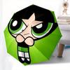 1pc Powerpuff Girls, Buttercup Themed High-quality Umbrella,Automatic Opening and Closing Umbrella,Multi-functional Umbrella G0811201