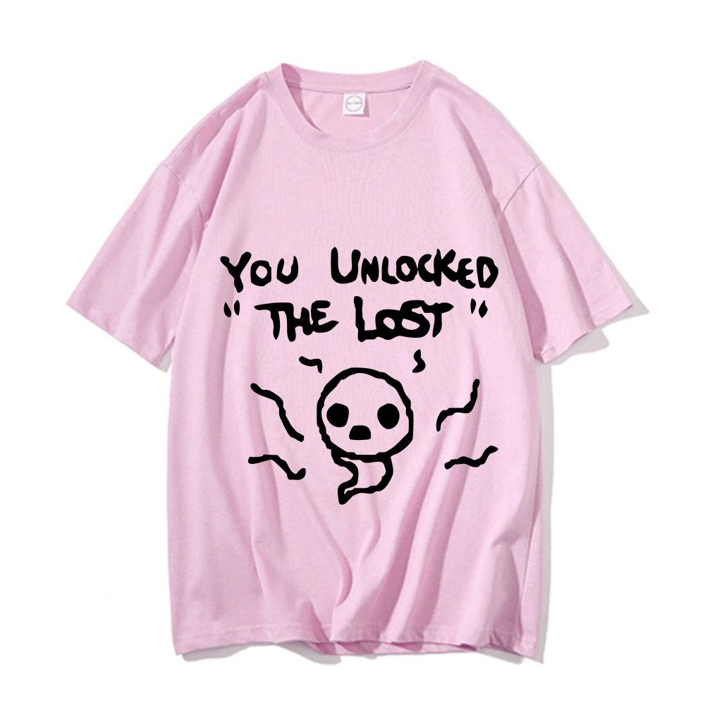 The Binding of Isaac Print Tričko Muž/Woaen Neformální Móda Léto Bavlna Krátký rukáv Kreslený Neformální Unisex oblečení