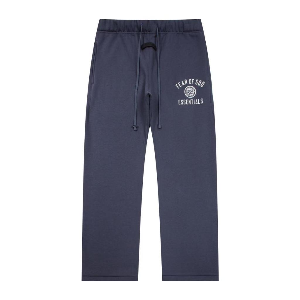 Pantaloni de trening unisex ESSENTIALS la modă cu imprimeu cu litere - Pantaloni lungi casual largi Streetwear