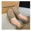 Female Versatile Spring and Summer Retro Thick-soled One-pedal Lazy Outer Bag Head Half Slippers