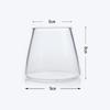 Japanese Glass Net Red Whiskey Beer Glass Home Breakfast Milk Juice CupWhisky Crystal Wine Glass Ins Cognac Brandy  Drinkware