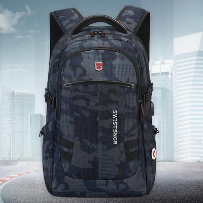 Neuer Diebstahlsicherer Rucksack für Herren 17,3 Zoll Große Kapazität Laptop-Rucksack Wasserdichter Reiserucksack College-Schultasche