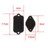 For SUZUKI SV650 SV 650 2003 2004 2005 2006 Aluminum Smog Block Off Plates Cover Fit Motorcycle Accessories Black