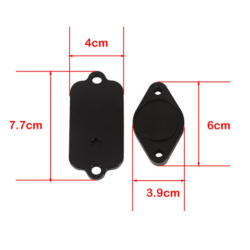 For SUZUKI SV650 SV 650 2003 2004 2005 2006 Aluminum Smog Block Off Plates Cover Fit Motorcycle Accessories Black