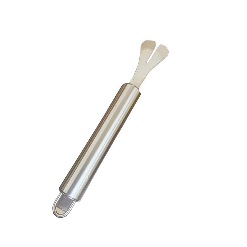 Ergonomic Design Stainless Steel Oyster Knife with Peeler for Kitchen Efficiency