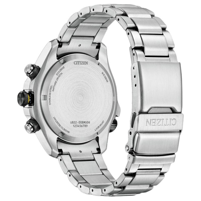 Citizen PROMASTER Series 200 Meters Waterproof, Light Quartz, Steel Strap, , Men's Watch, Blue Dial JV1006-51L