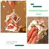 Christmas Small House Pendant Creative Xmas Tree Decorantions Hanging Ornament New Year Gift Home Decor