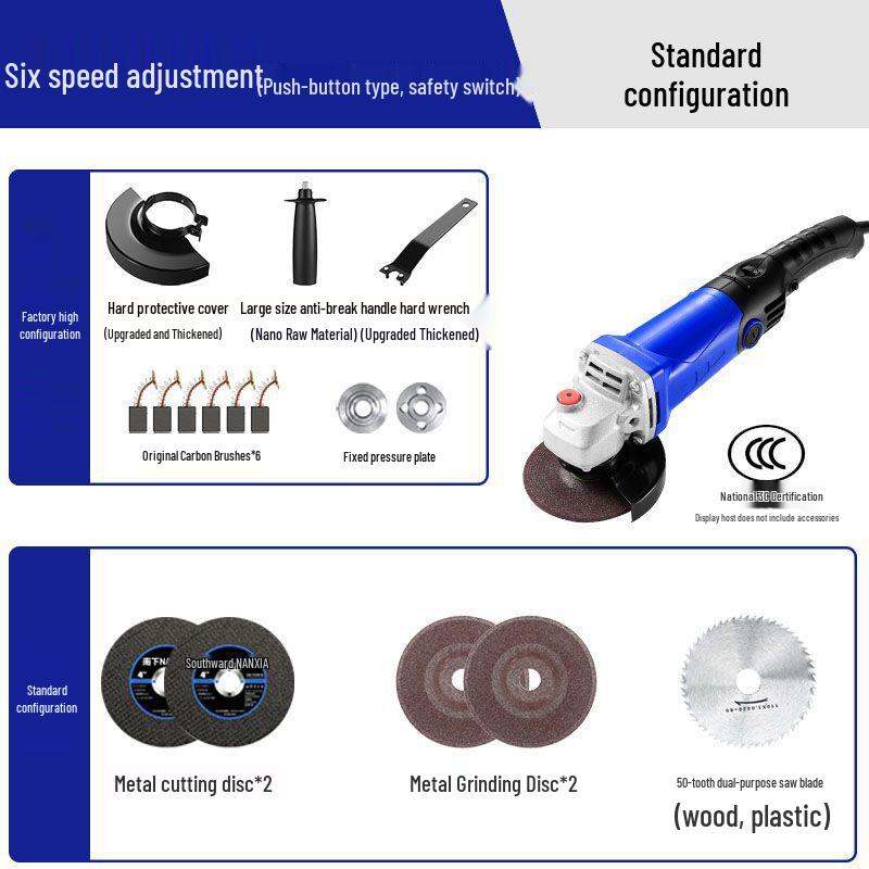 Compact Multifunctional Angle Grinder & Polisher