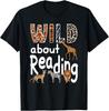 Zoo Animals Wild About Reading Books Reader Lover Unisex T-Shirt