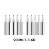 10Pcs/Lot 900M-T Series Soldering Iron Tip Set Lead Free Welding Head for Hakko 936 937 Soldering Station BGA Rework Tools