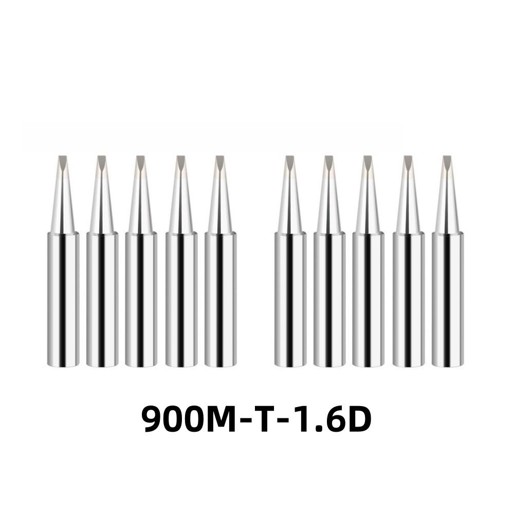 10Pcs/Lot 900M-T Series Soldering Iron Tip Set Lead Free Welding Head for Hakko 936 937 Soldering Station BGA Rework Tools