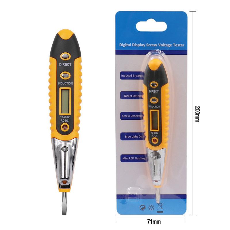 Smart LED Voltage Tester Pen with Light Induction for Electricians