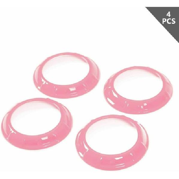 4X Interior Air Conditioner Cover Trim Frame For Jeep Wrangler JK 2011-2017 Pink