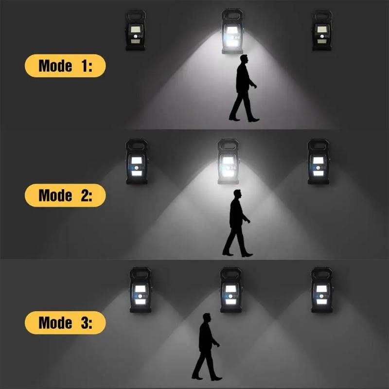 Ultra Bright Solar Charging Clip Lamp, Outdoor Wall Lamp, Outdoor Courtyard Balcony, Courtyard Wall Sensor Lamp