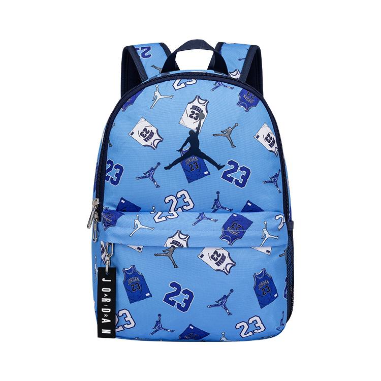 New Jordan Fabric Backpack Trumpets Unisex Blue & Dark Blue JD2533027TD-001