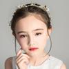 Korean Style Mori Girl Floral Pearl Princess Headband for Children's Performances