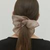 DEPOUND Oganza Square Scrunchie - Brown