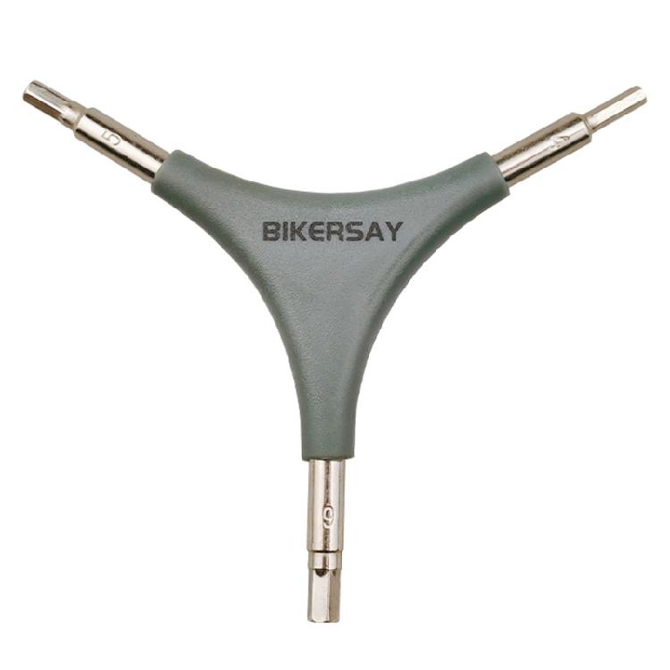 4/5/6mm 3-Way Allen Wrench Y-Shaped Allen Hex Spanner Bicycle Repairing Wrench 1