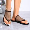 Women Slippers 2026 Summer New Flat Bottom Sandals Flip Flops Hollow Sexy Flats Bottom Slippers Slides Women Zapatos De Mujer